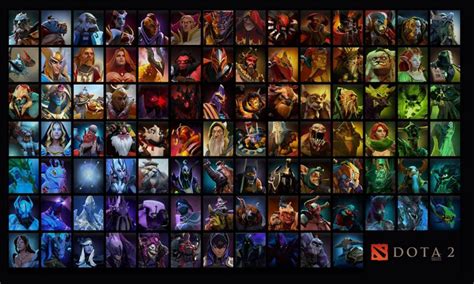 All Current Hero Skins in Dota 2.